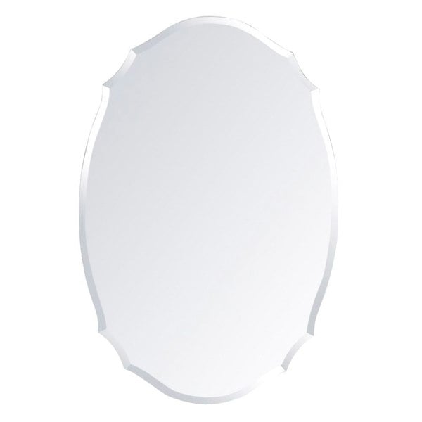 Wall Mounted Mirror with Beveled Edge for Bathroom Vanity Entryway Living Room Bathroom Mirrors Living and Home