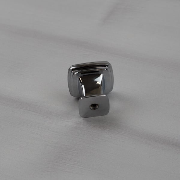 Handle & Home 31mm Polished Chrome Square Knob
