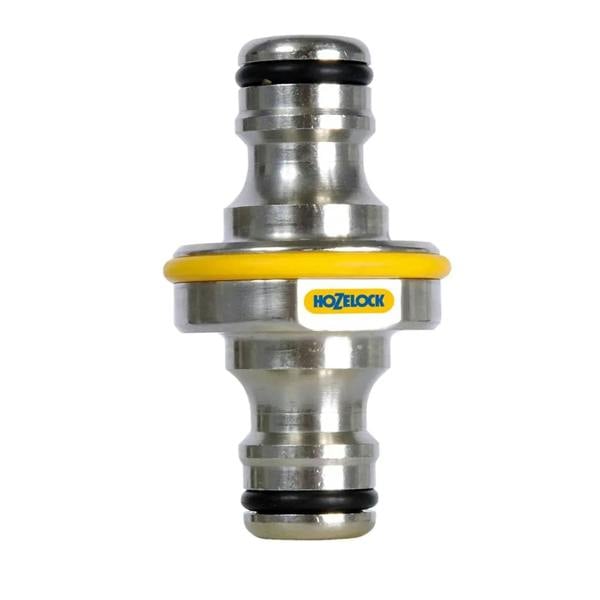 Hozelock Pro Double Male Hose Connector - Silver - 