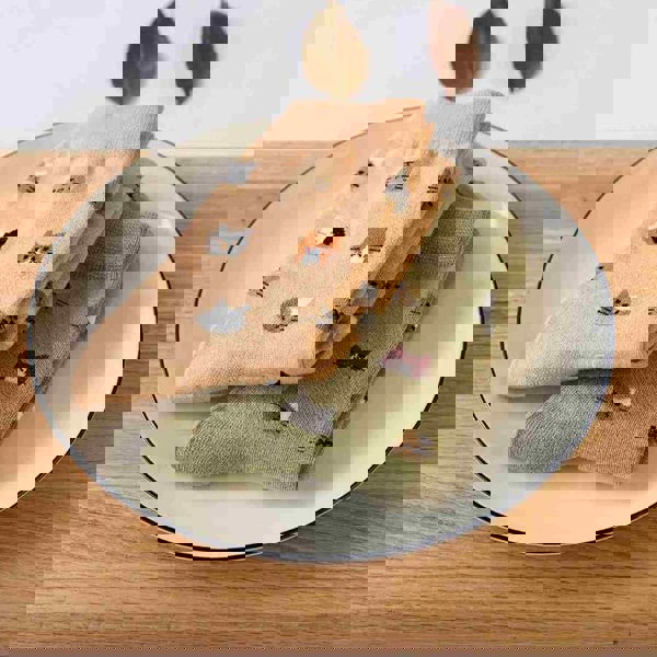 Anysox 5 Pairs Size 5-9 Fashion Socks Thick Warm Cotton Cute Cartoon Cat Animal Ankle Short Casual for Ladies Girls Christmas Gifts Purple