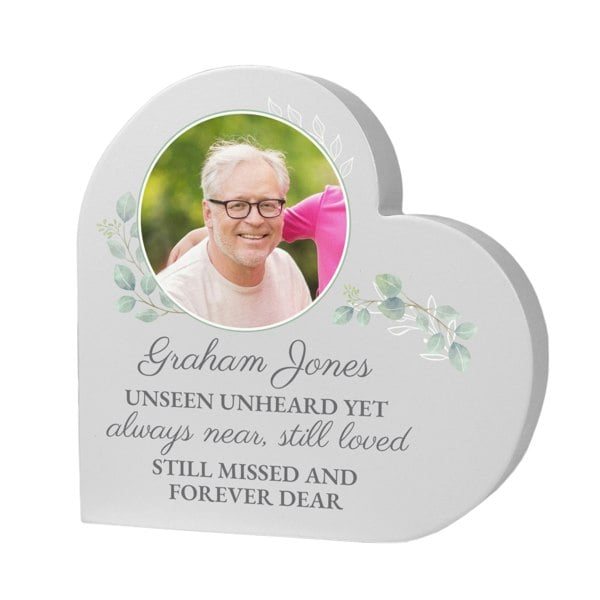 Personalised Memento Company Personalised Wedding Memory Table Heart Ornament