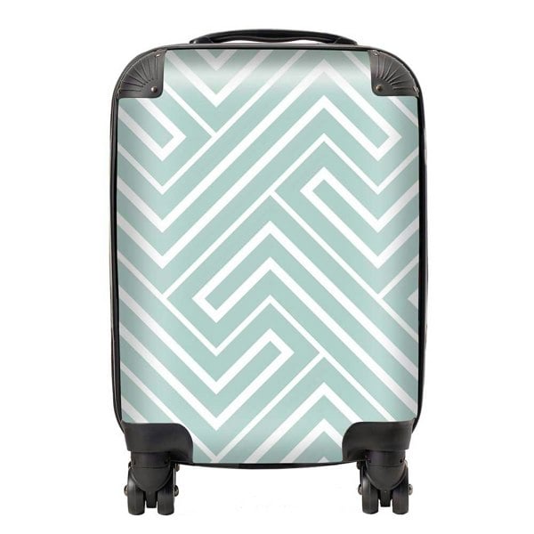 Warren Reed Geometric Modern Ornment Suitcase