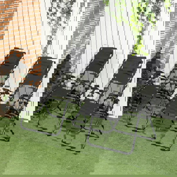Outdoor Lounge Chair Set