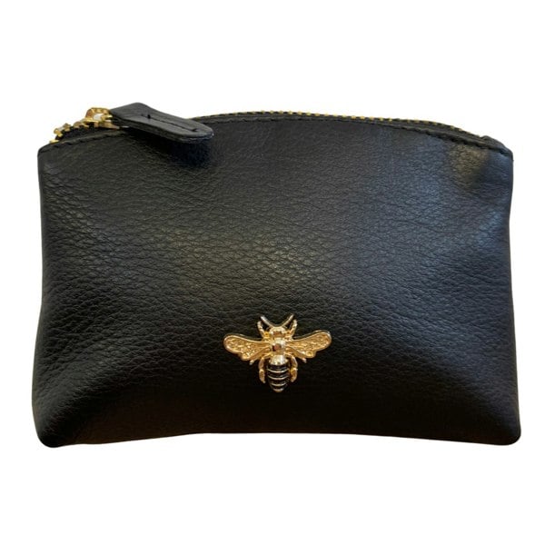 Mala Leather Mason Bee Collection Leather Coin & Card Purse
