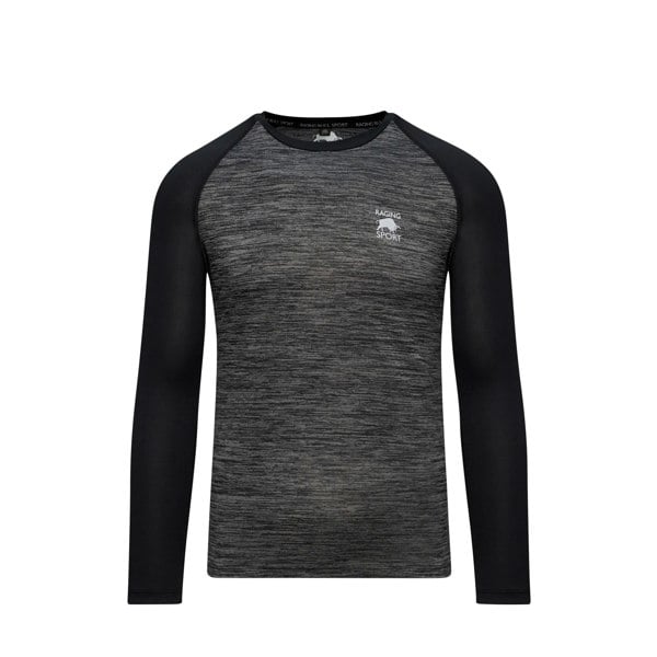 Raging Bull Mens Performance Long-Sleeved T-Shirt - Black