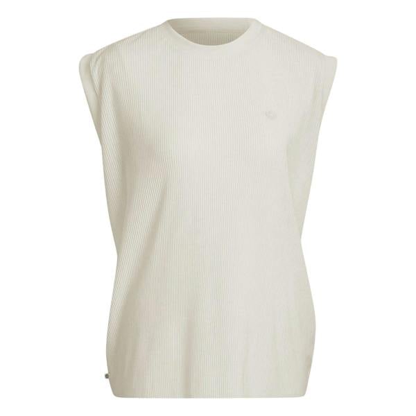Adidas Womens/Ladies Originals Plisse Sleeveless Tank Top - Wonder White - 
