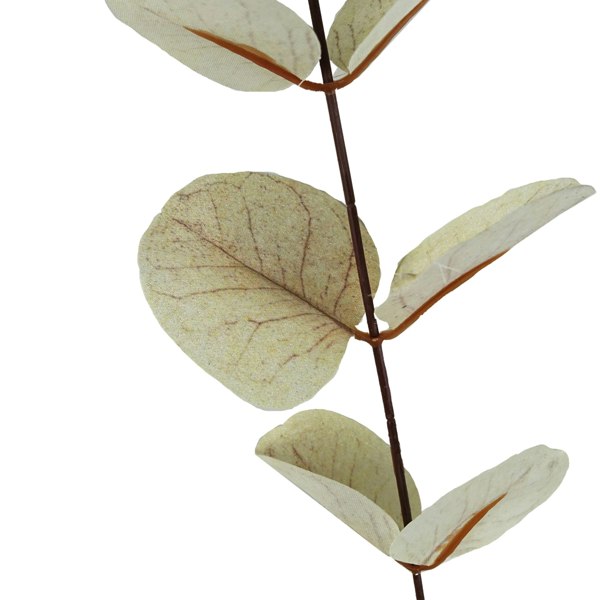 Leaf Pack of 6 x 80cm White Eucalyptus Foliage Stem