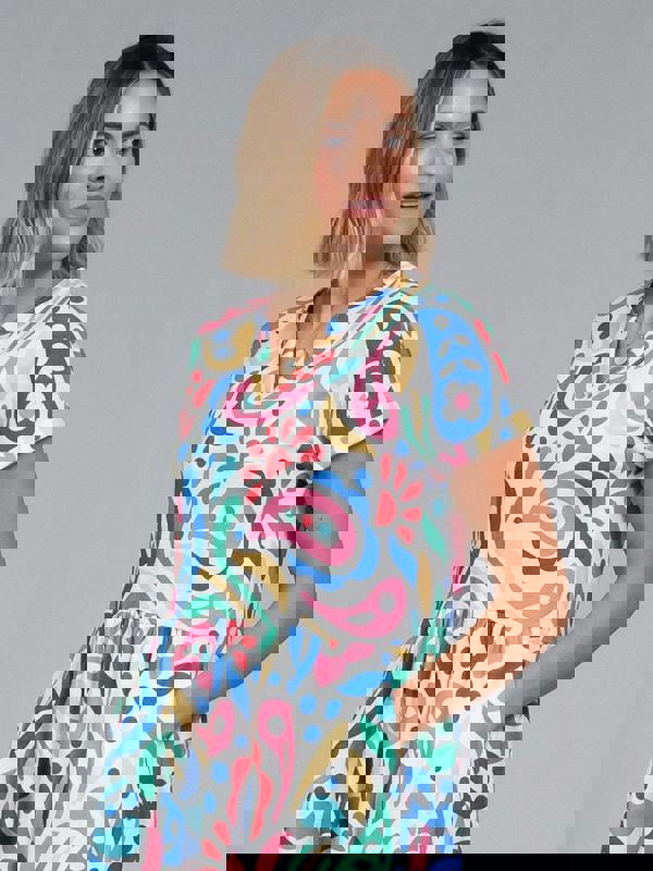 Kite Womens Organic Ryall Slub Jersey Dress Paisley Power