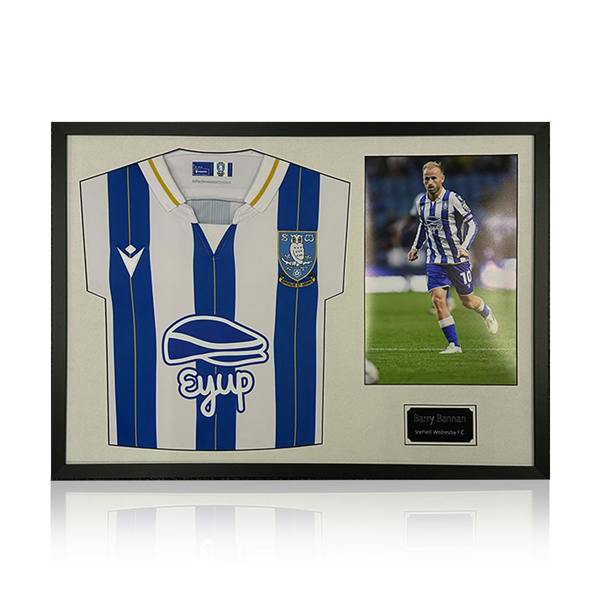Barry Bannan Signed Sheffield Wednesday 23/24 Shirt Classic Frame