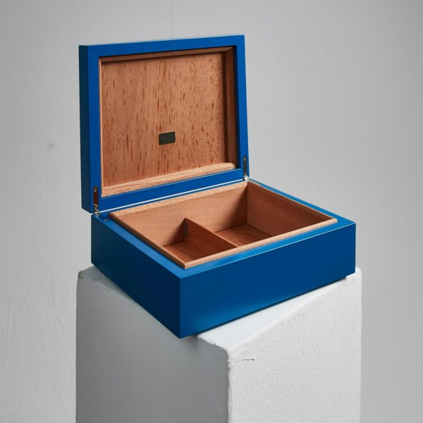 Bosquet Paris Coloured Humidor - Capri Blue