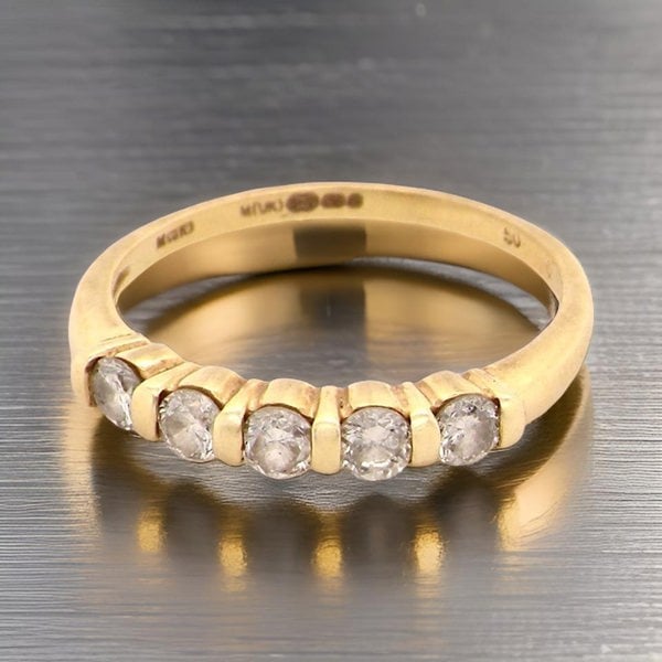 Vintage Tom A half hoop Diamond Eternity Ring