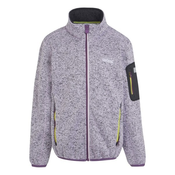 Regatta Childrens/Kids Newhill Fleece Jacket - Lilac Frost/Sunset Purple