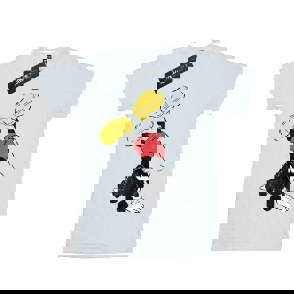 Disney Boys Mickey Mouse Upside Down T-Shirt - White