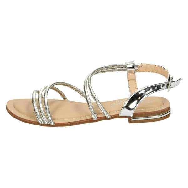 Savannah Ladies Savannah Flat Strappy Summer Sandals