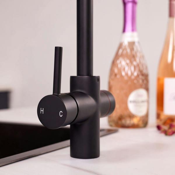 Impromta 3 in 1 Biometric Boiling Water Tap | Matt Black Finish