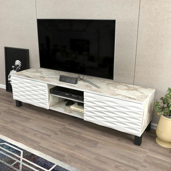 Decorotika Lukas Modern Tv Stand TV Cabinet for TV's up to 64"