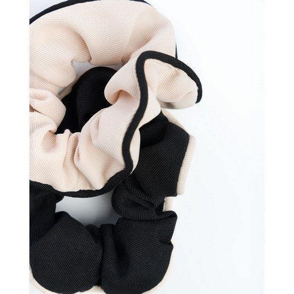 Brushworks Contrast Scrunchies (2 Pack)