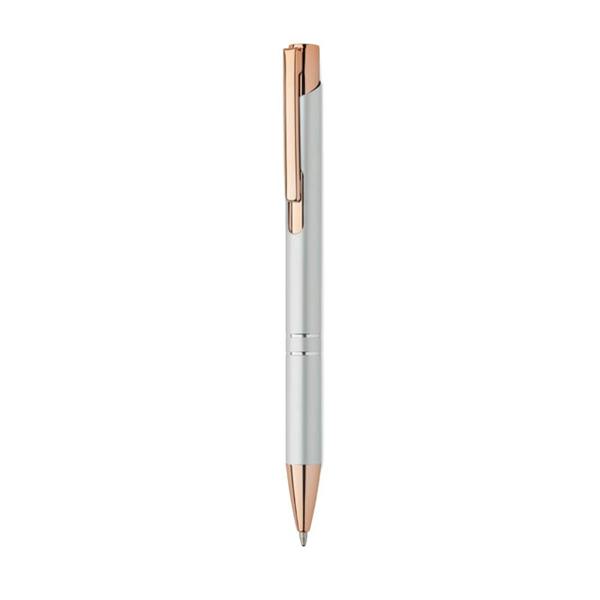MidOcean Bern Rose Recycled Aluminium Ballpoint Pen - Silver - 