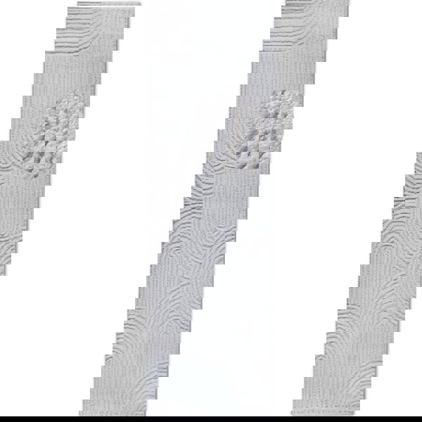 High Pile White Rug Chappe – Soft Geometric