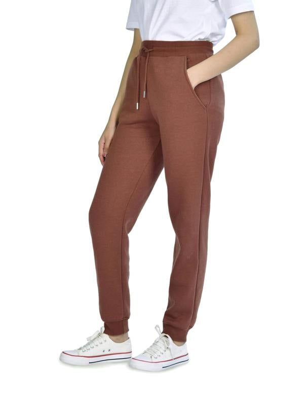 Smart Living Women's Slim Leg Jogging Bottoms -  Chocolate