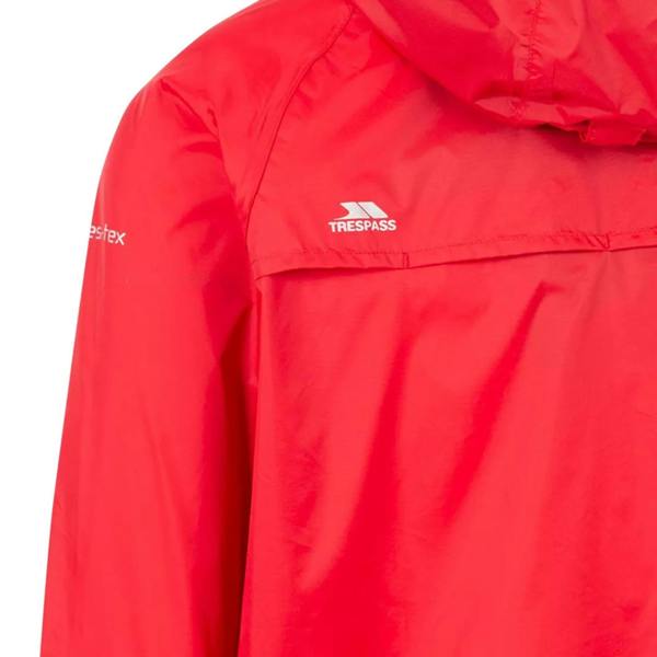 Trespass Unisex Adult Qikpac Waterproof Jacket - Red - 
