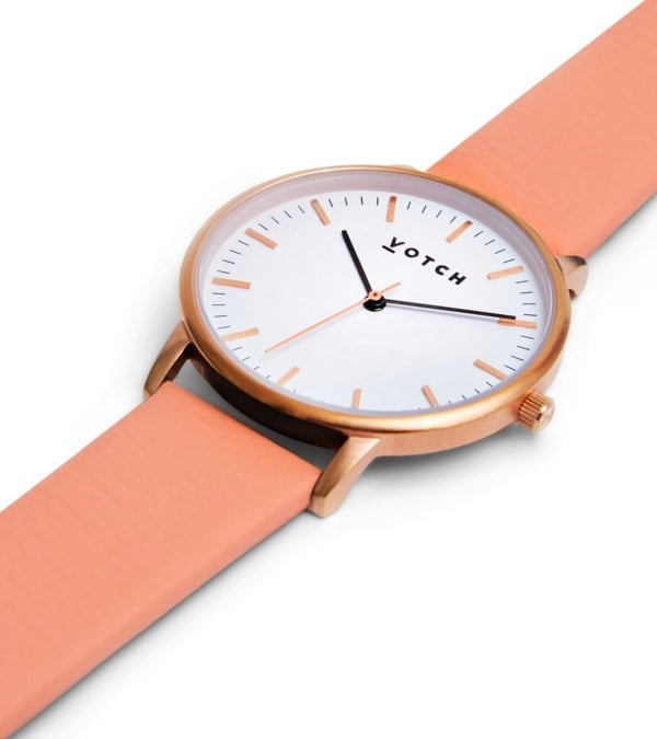 Votch Rose Gold & Coral Watch | Moment