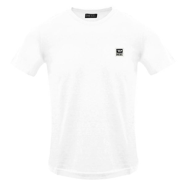 Diesel Small Patch Logo Bright White T-Shirt