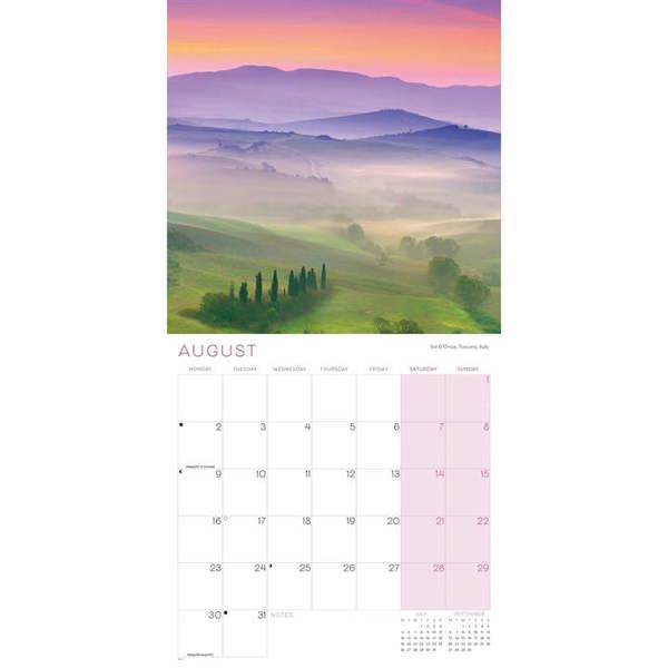 Most Beautiful Places On Earth Calendar 2027, Wall Calendars, Month To View, Travel, Gift