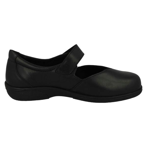 DB Shoes Ladies DB Shoes 2V Fitting Mary Jane Style Shoes Gull