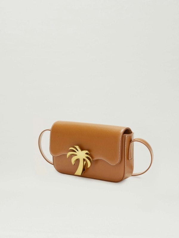 Palm Angels Palm Beach Baguette Brown Gold - Supplied FashionPALM ANGELS