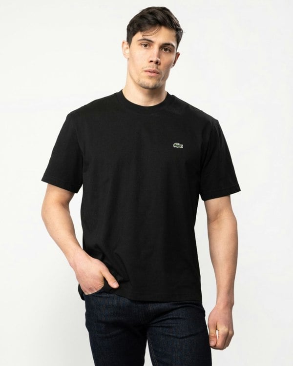 Lacoste Mens Classic Fit Cotton Jersey T-Shirt - Black 031