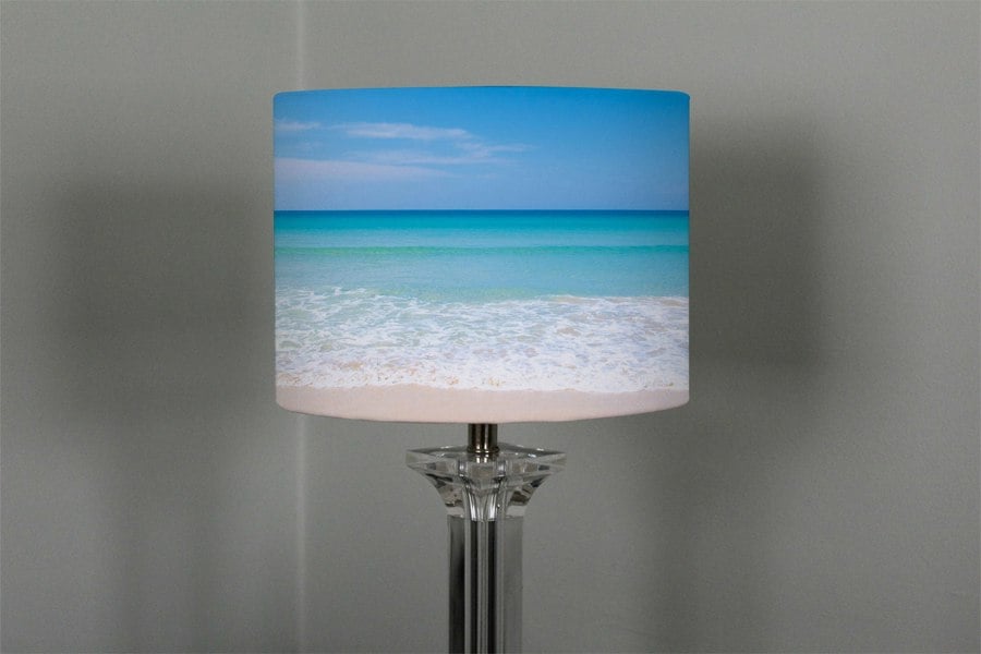 Benjamin Tate Design Nature landscape view of beautiful tropical beach and sea in sunny day (Ceiling & Lamp Shade)