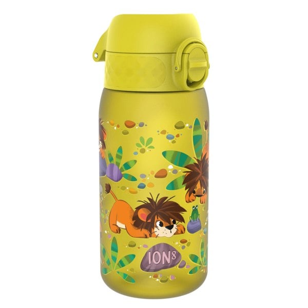 ION8 Leak Proof Kids Water Bottle, Recyclon, Baby Lions, 350ml (12oz)