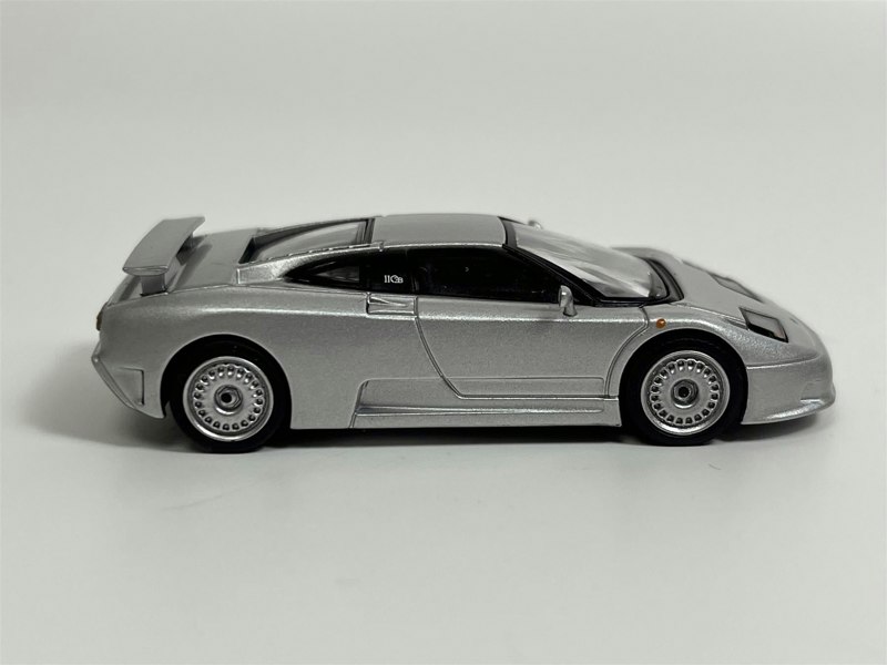 Mini GT Bugatti EB1 10 GT Grigio Chiaro LHD 1:64 Scale Mini GT MGT00704L