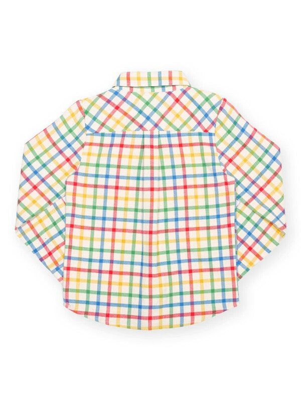 Kite Boys Organic Rainbow Check Shirt