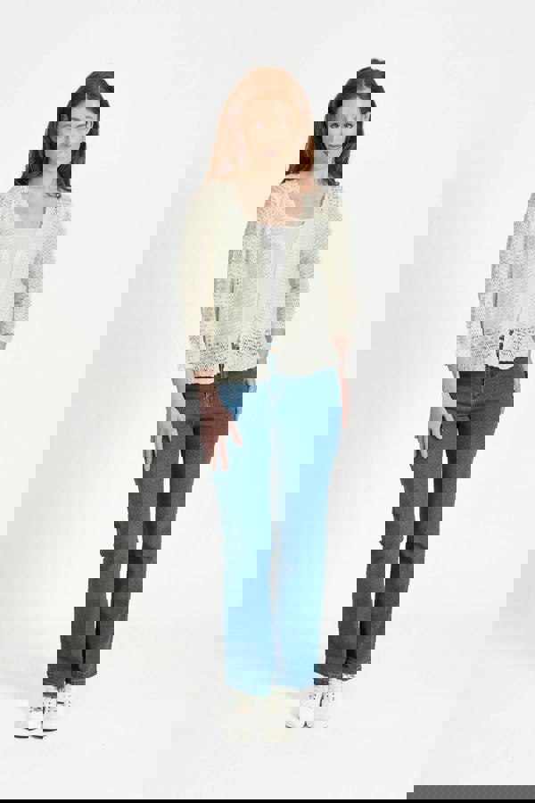 Mudflower Popcorn Knit Shrug