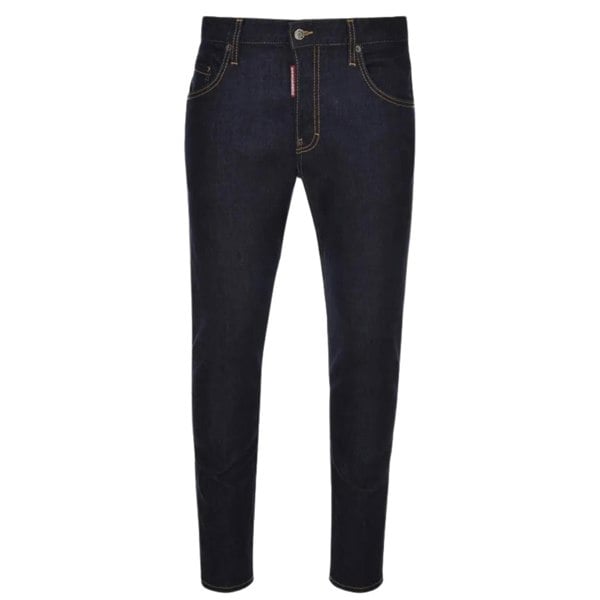 Dsquared2 Skater Jean Italian Address Logo Navy Blue Wash Jeans