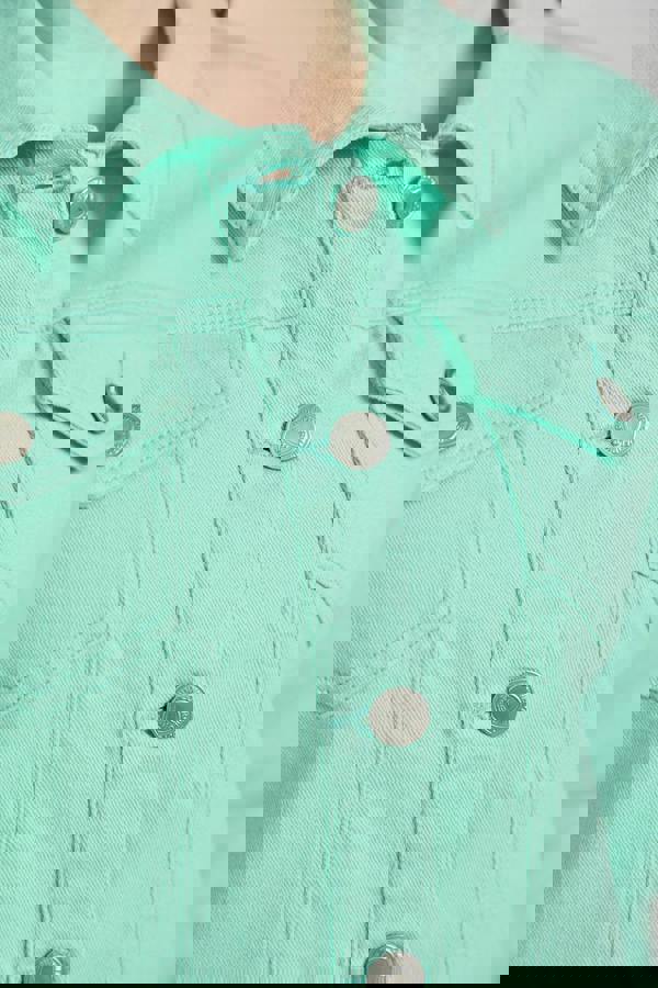 Mudflower Coloured Denim Jacket