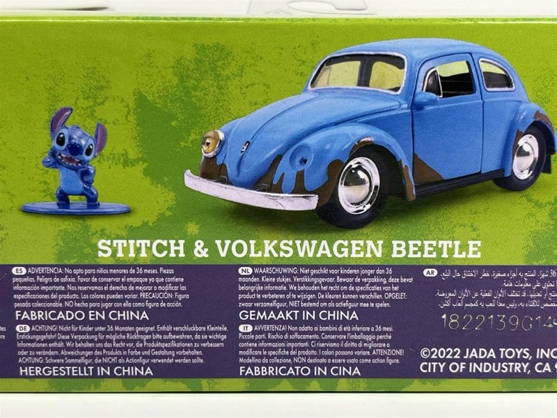 Jada Stitch and Volkswagen Beetle 1:32 Scale Jada 253073001