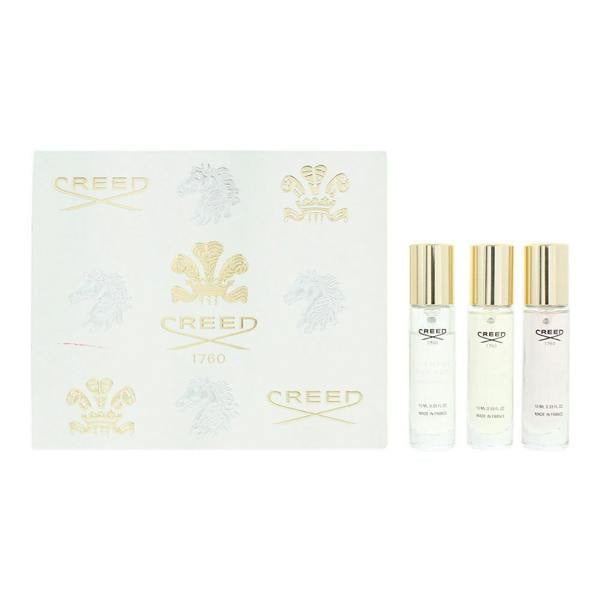 Creed 3 Piece Gift Set: Aventus For Her Eau de Parfum 10ml - Love in White Eau de Parfum 10ml - Wind Flowers Eau de Parfum 10ml
