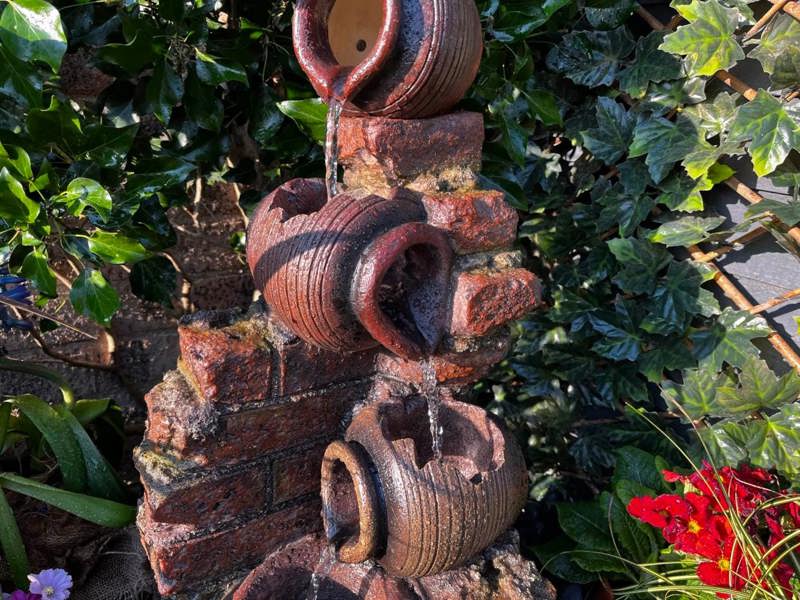 Tranquillity Water Features Compact Moroccan Pots Traditional Water Feature