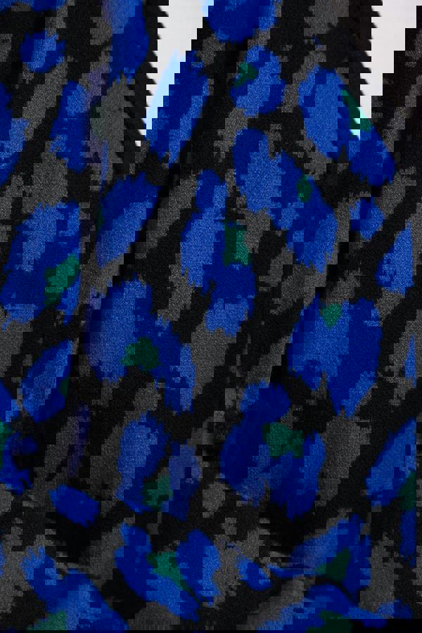 Jacquard Leopard Print Knit Cardigan