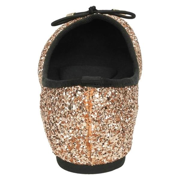 Anne Michelle Ladies Anne Michelle Glittery Ballerina Shoes