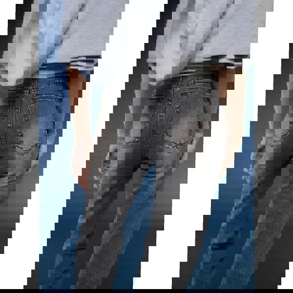 Pink Vanilla Washed Relaxed Fit High Waist Jeans