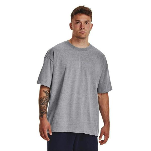 Under Armour Unisex Adult Heavyweight Short-Sleeved T-Shirt - Grey - 