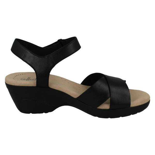 Clarks Ladies Clarks Casual Wedge Sandals Lynette Deb