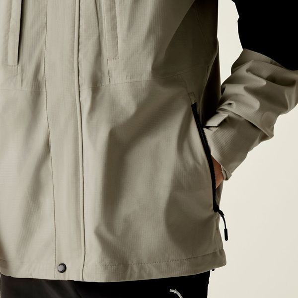Regatta Mens Freesdale Waterproof Jacket - Abbeystone/Black