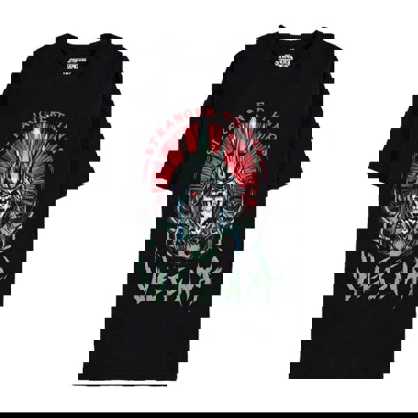 Stranger Things Unisex Adult Vecna Skull T-Shirt - Black