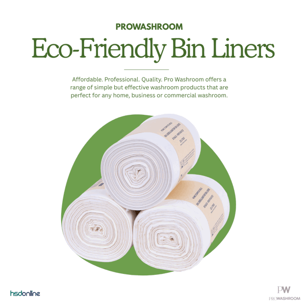 ProKleen Pro-kleen Sanitary Bin Liner Bags 150 Hygienic Trash Rubbish Disposal Bags for 20L Sani
