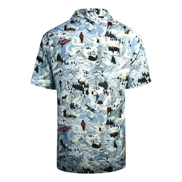 Lanvin Alpine Print Shirt - Sky Blue